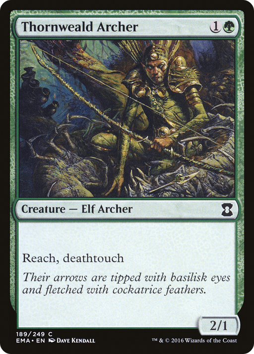 Thornweald Archer (EMA-189) [Eternal Masters] MTG Single Wizards of the Coast