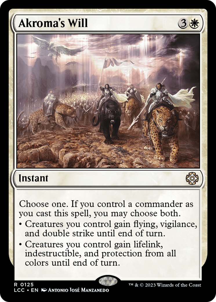 Akroma's Will (LCC-125) [The Lost Caverns of Ixalan Commander] MTG Single Wizards of the Coast