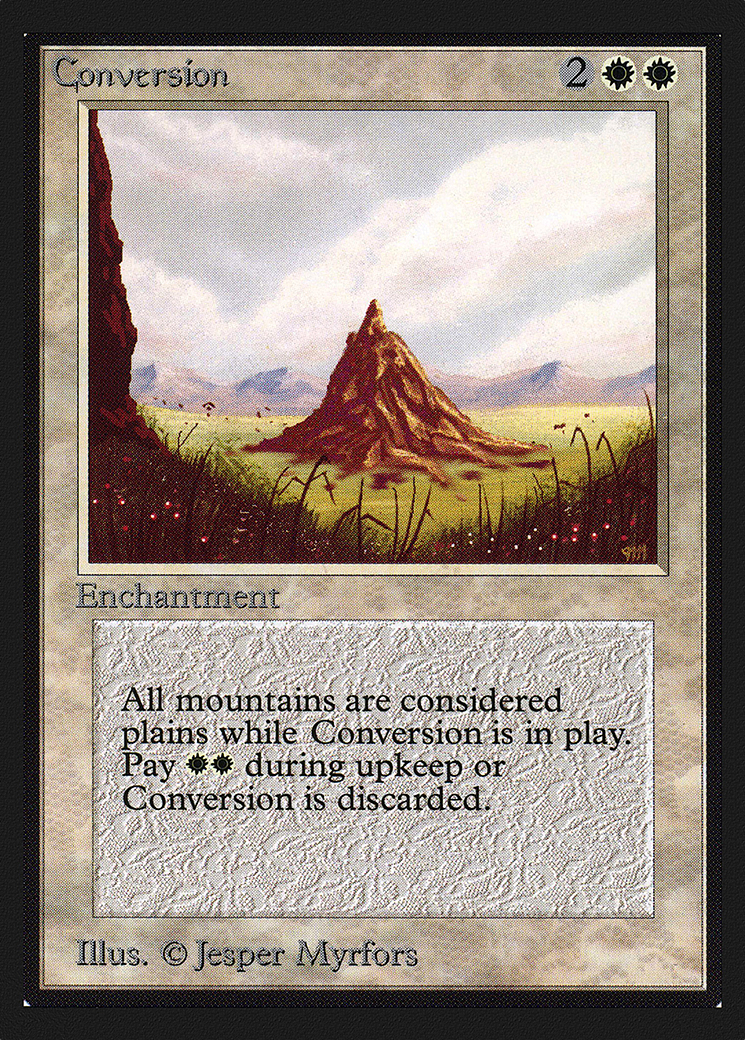 Conversion (CED-016) [Collectors' Edition] MTG Single Wizards of the Coast