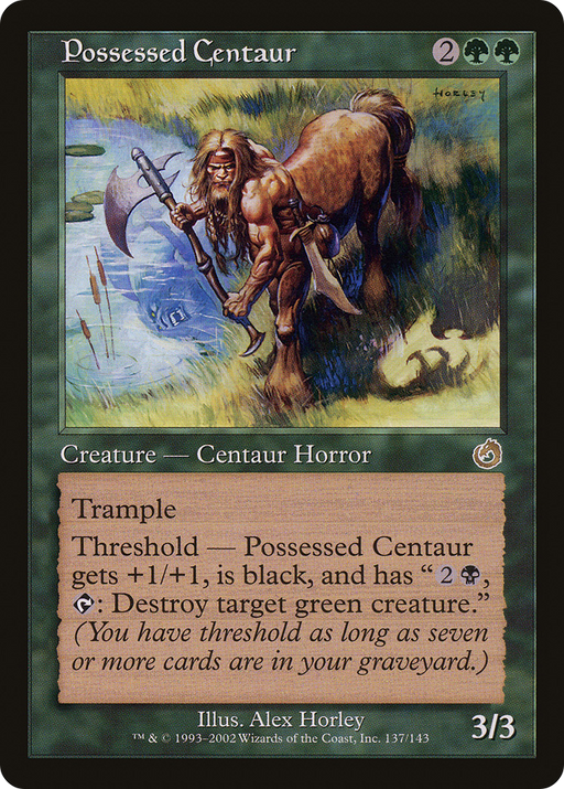 Possessed Centaur (TOR-137) [Torment] MTG Single Wizards of the Coast