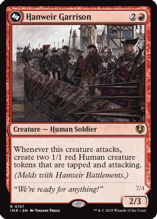 Hanweir Garrison (INR-157) [Innistrad Remastered] Foil MTG Single Wizards of the Coast
