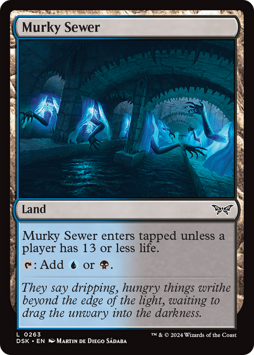 Murky Sewer (DSK-263) [Duskmourn: House of Horror] MTG Single Wizards of the Coast