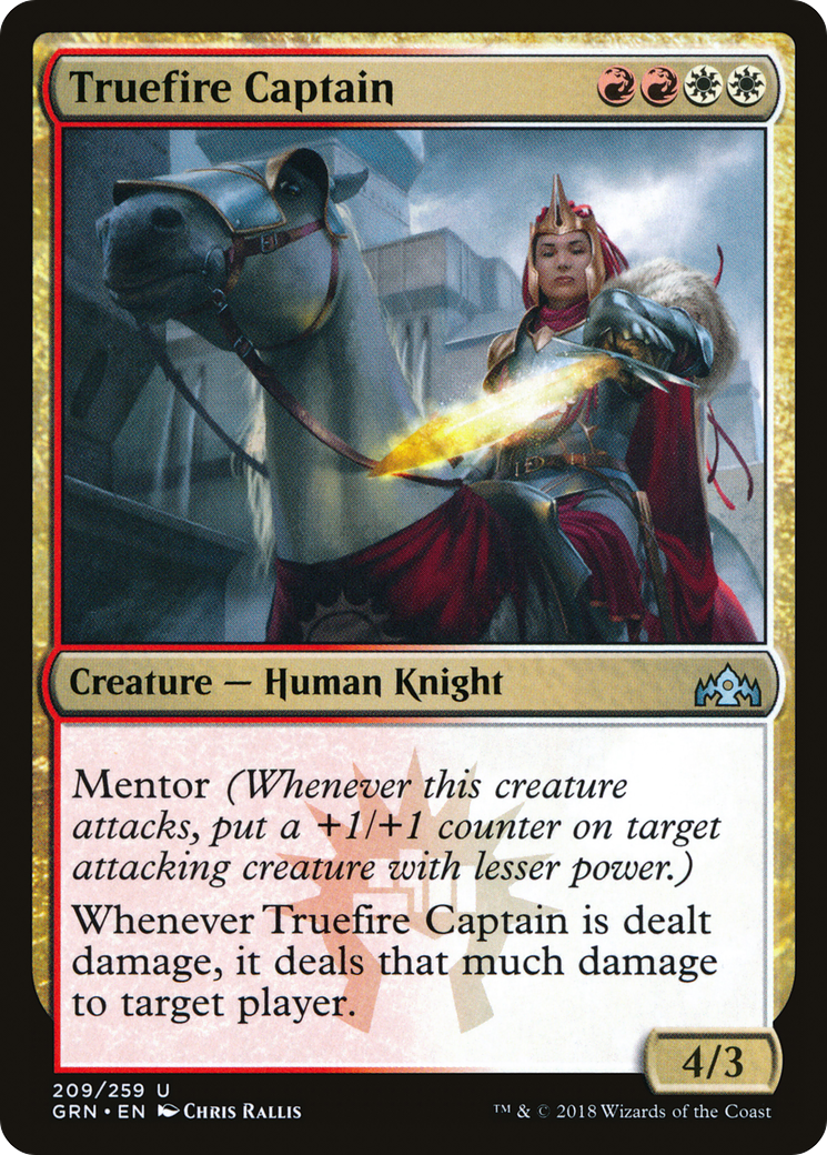 Truefire Captain (GRN-209) [Guilds of Ravnica] MTG Single Wizards of the Coast