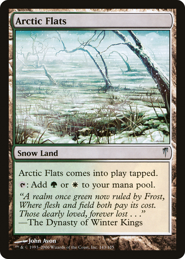 Arctic Flats (CSP-143) [Coldsnap] MTG Single Wizards of the Coast