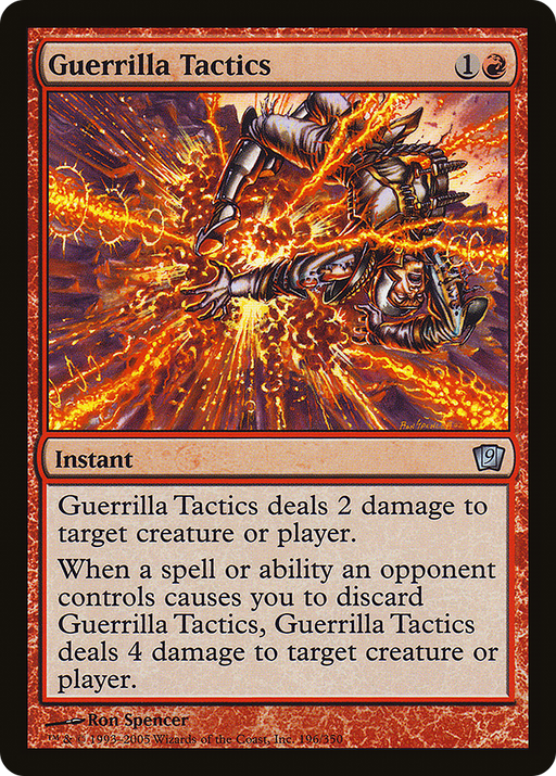 Guerrilla Tactics (9ED-196) [9th Edition] Foil MTG Single Wizards of the Coast
