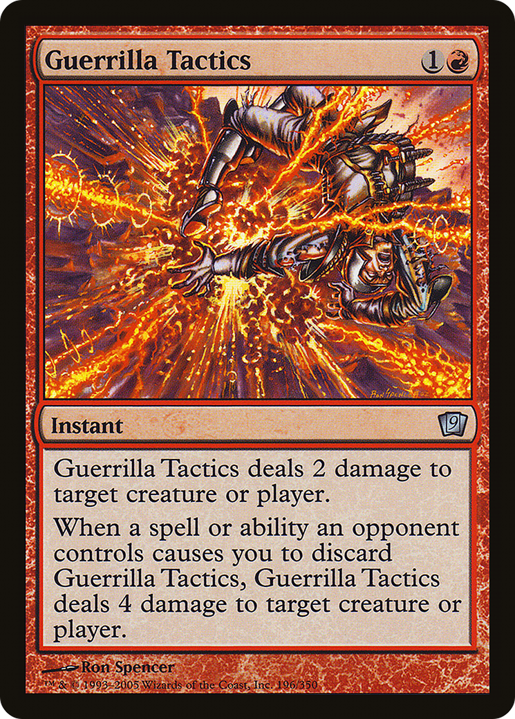 Guerrilla Tactics (9ED-196) [9th Edition] MTG Single Wizards of the Coast