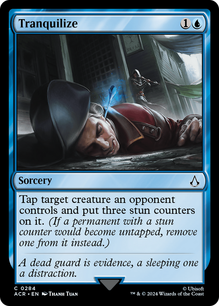 Tranquilize (ACR-284) [Assassin's Creed] Foil MTG Single Wizards of the Coast