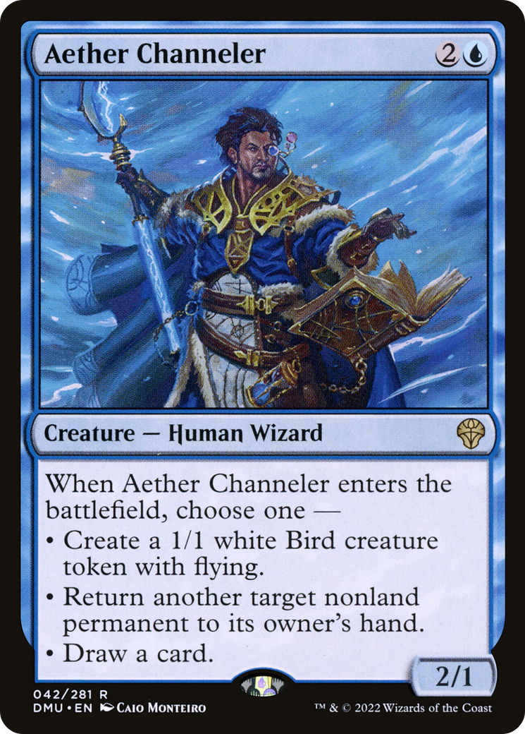 Aether Channeler (DMU-042) [Dominaria United] MTG Single Wizards of the Coast