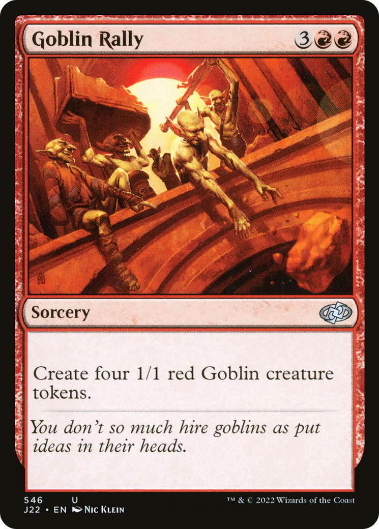 Goblin Rally (J22-546) [Jumpstart 2022] MTG Single Wizards of the Coast