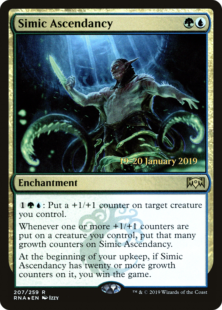 Simic Ascendancy (PRE-207) [Ravnica Allegiance Promos] Foil MTG Single Wizards of the Coast