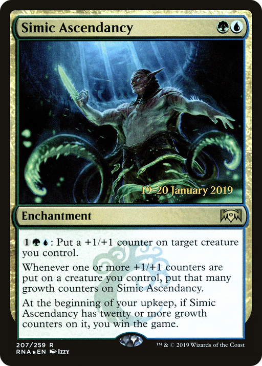 Simic Ascendancy (PRE-207) [Ravnica Allegiance Promos] Foil MTG Single Wizards of the Coast
