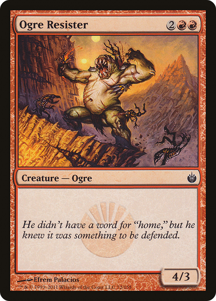 Ogre Resister (MBS-072) [Mirrodin Besieged] MTG Single Wizards of the Coast