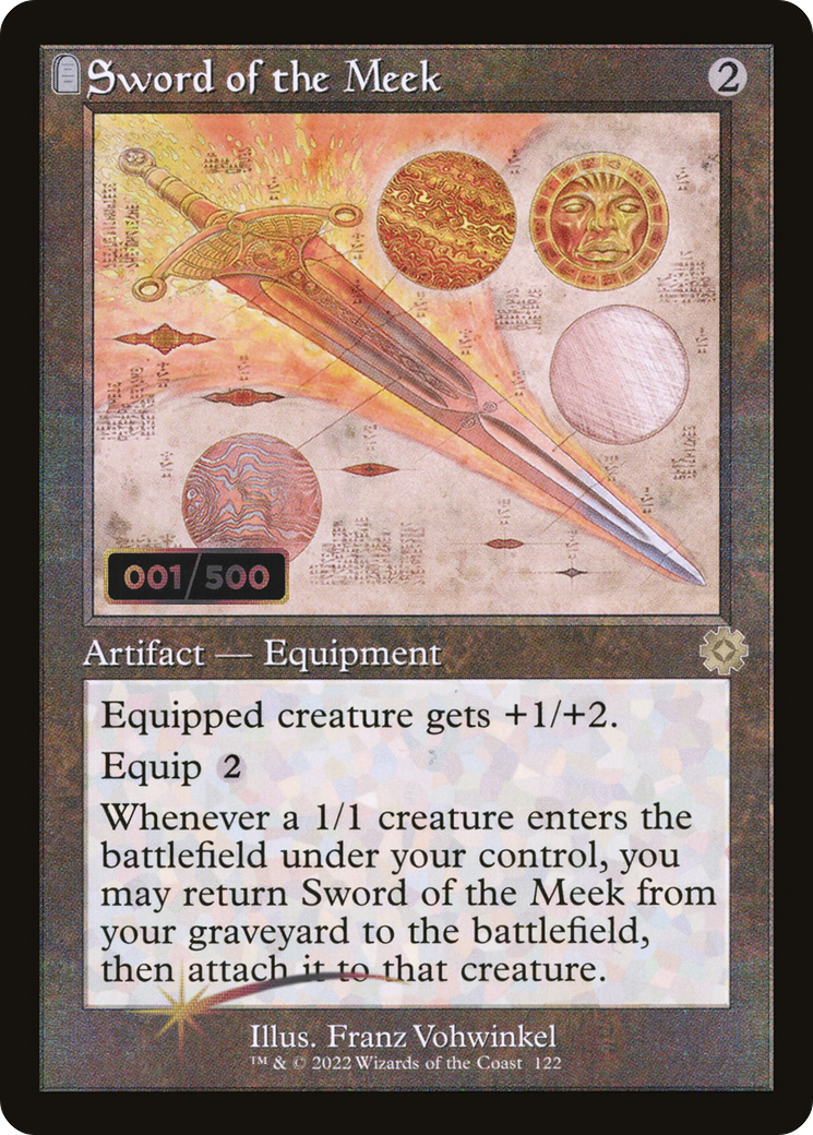 Sword of the Meek (BRR-122Z) [The Brothers' War Retro Artifacts] Foil MTG Single Wizards of the Coast