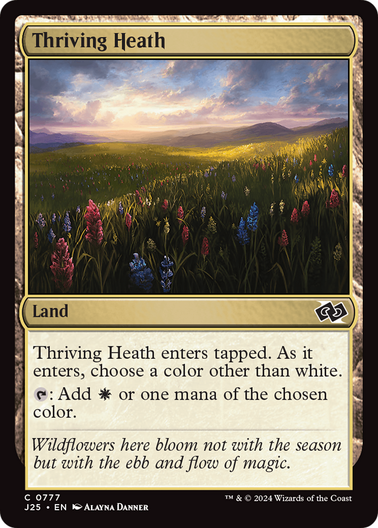 Thriving Heath (J25-777) [Foundations Jumpstart] MTG Single Wizards of the Coast