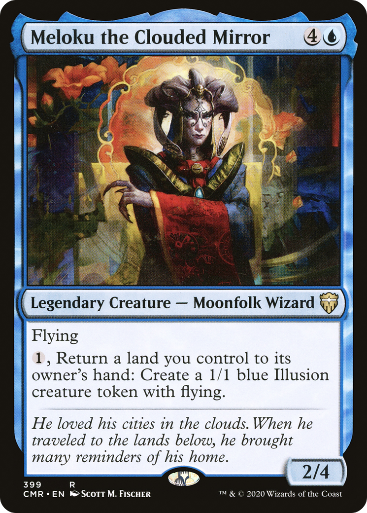 Meloku the Clouded Mirror (CMR-399) [Commander Legends] MTG Single Wizards of the Coast