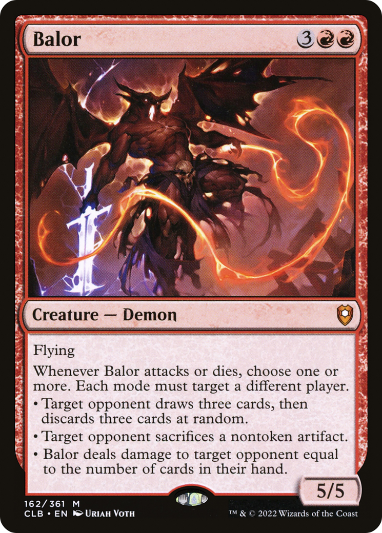 Balor (CLB-162) [Commander Legends: Battle for Baldur's Gate] MTG Single Wizards of the Coast