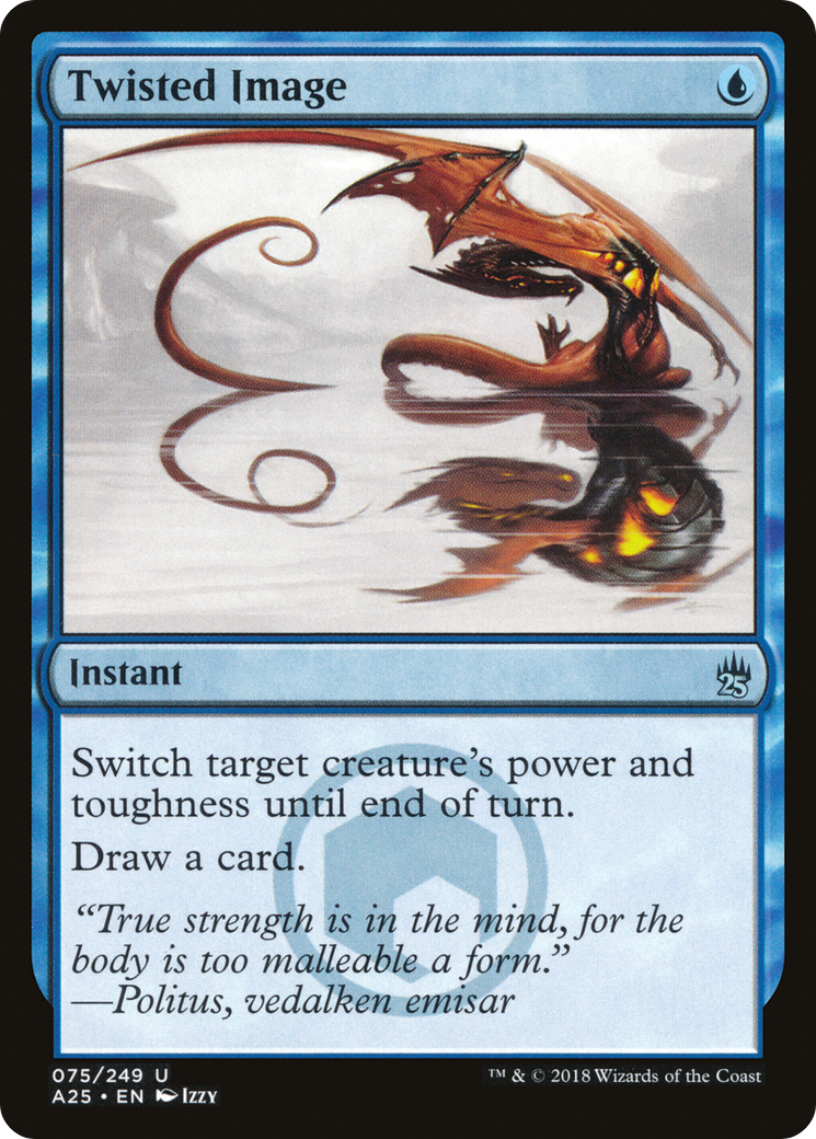 Twisted Image (A25-075) [Masters 25] Foil MTG Single Wizards of the Coast