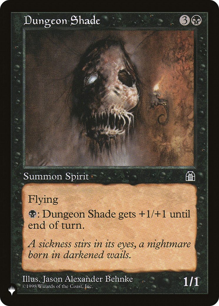 Dungeon Shade (LIST-STH-58) [Mystery Booster] The List MTG Single Wizards of the Coast