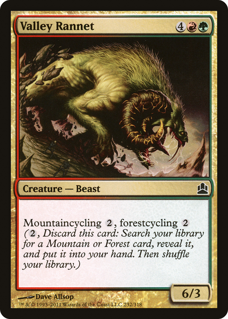 Valley Rannet (CMD-232) [Commander 2011] MTG Single Wizards of the Coast