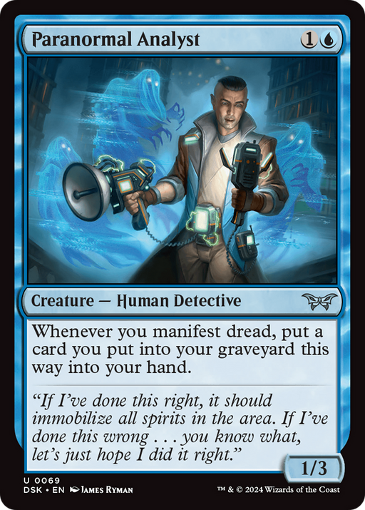 Paranormal Analyst (DSK-069) [Duskmourn: House of Horror] MTG Single Wizards of the Coast