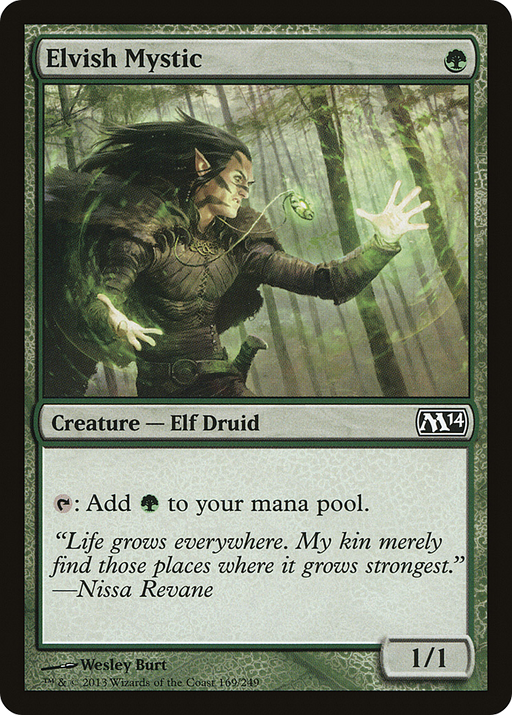 Elvish Mystic (M14-169) [Magic 2014] MTG Single Wizards of the Coast