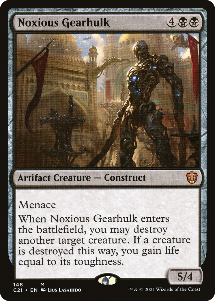 Noxious Gearhulk (C21-148) [Commander 2021] MTG Single Wizards of the Coast