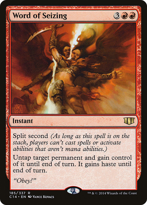 Word of Seizing (C14-185) [Commander 2014] MTG Single Wizards of the Coast