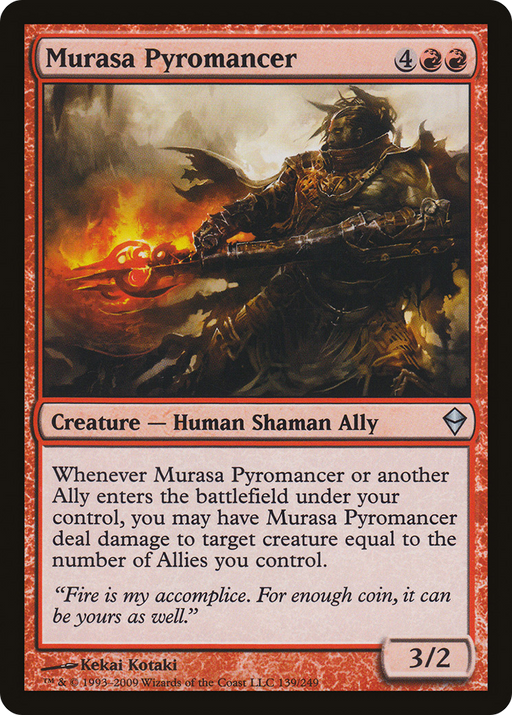 Murasa Pyromancer (ZEN-139) [Zendikar] MTG Single Wizards of the Coast