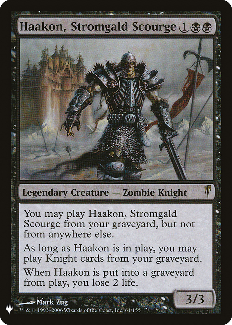 Haakon, Stromgald Scourge (LIST-CSP-61) [Mystery Booster] The List MTG Single Wizards of the Coast