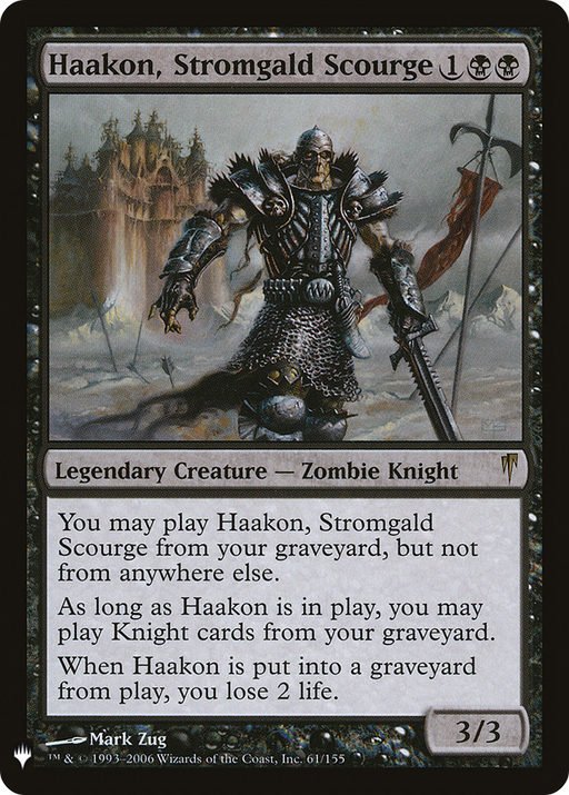 Haakon, Stromgald Scourge (LIST-CSP-61) [Mystery Booster] The List MTG Single Wizards of the Coast