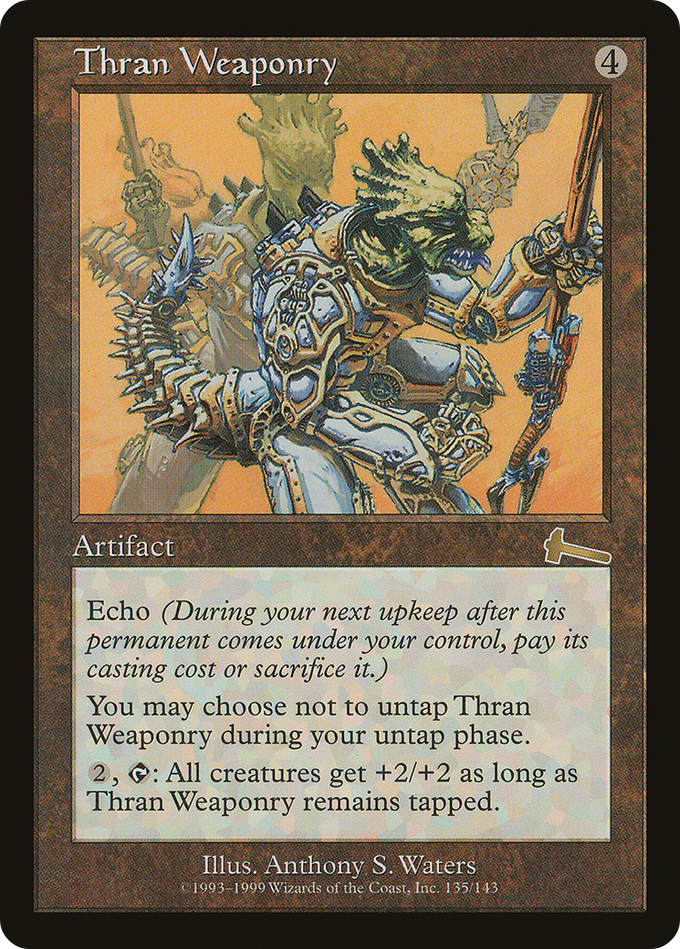 Thran Weaponry (ULG-135) [Urza's Legacy] Foil MTG Single Wizards of the Coast