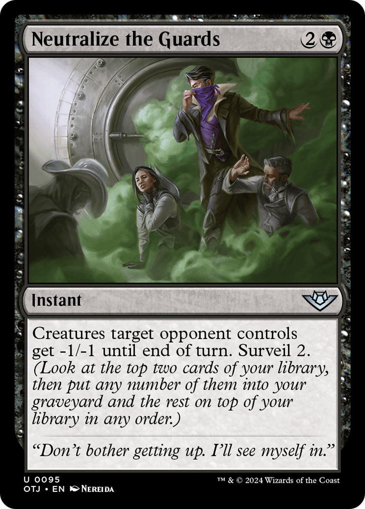 Neutralize the Guards (OTJ-095) [Outlaws of Thunder Junction] MTG Single Wizards of the Coast