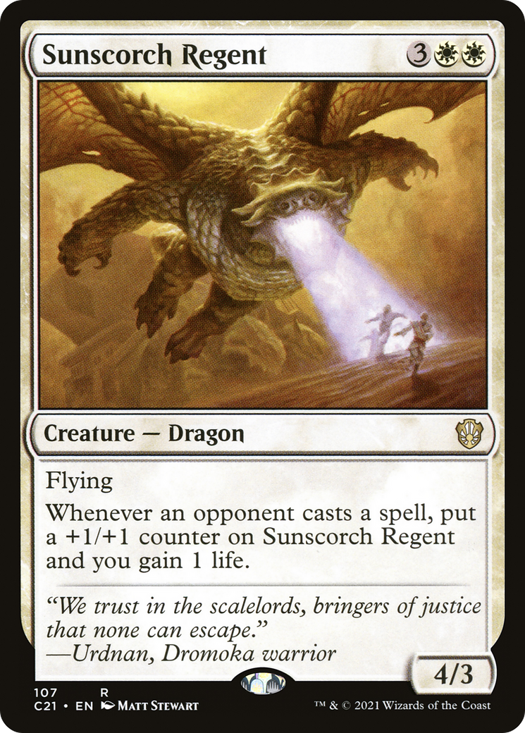 Sunscorch Regent (C21-107) [Commander 2021] MTG Single Wizards of the Coast