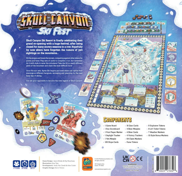Skull Canyon - Ski Fest Board Games Pandasaurus Games