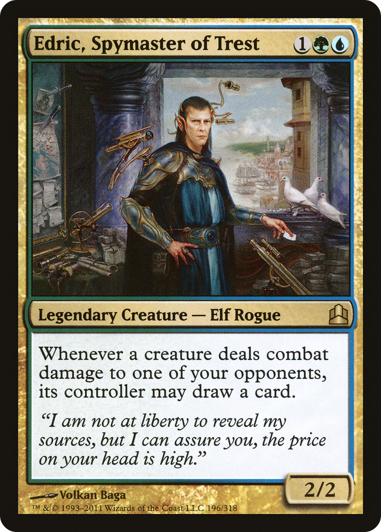 Edric, Spymaster of Trest (CMD-196) [Commander 2011] MTG Single Wizards of the Coast
