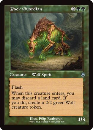 Pack Guardian (INR-416) [Innistrad Remastered] Foil MTG Single Wizards of the Coast