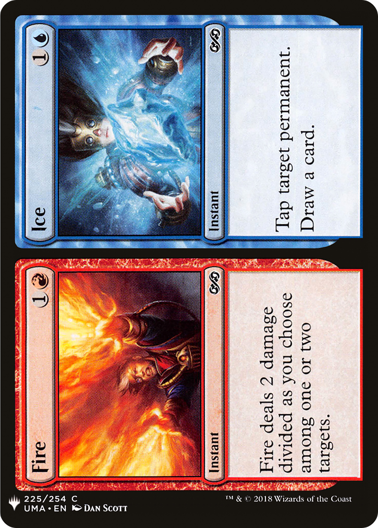 Fire // Ice (LIST-UMA-225) [Mystery Booster] The List MTG Single Wizards of the Coast