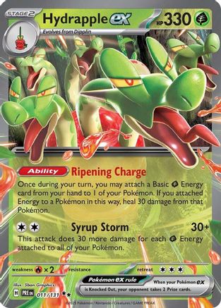 Hydrapple ex (11) Holofoil [SV: Prismatic Evolutions] Pokemon Single Pokémon