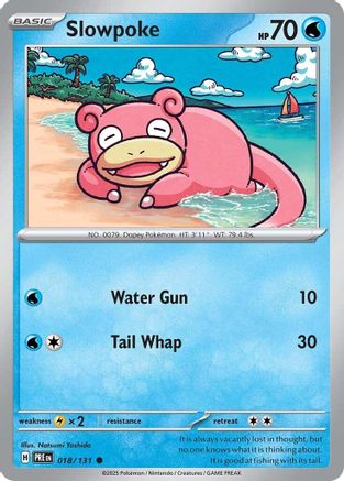 Slowpoke (18) Reverse Holofoil [SV: Prismatic Evolutions] Pokemon Single Pokémon
