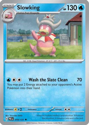 Slowking (19) Reverse Holofoil [SV: Prismatic Evolutions] Pokemon Single Pokémon