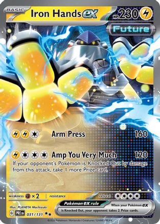 Iron Hands ex - 031/131 Holofoil [SV: Prismatic Evolutions] Pokemon Single Pokémon
