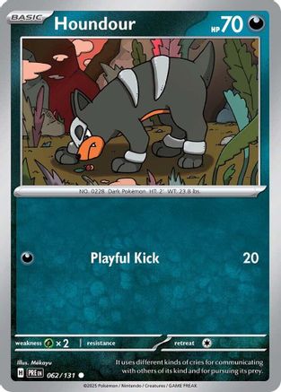 Houndour (62) [SV: Prismatic Evolutions] Pokemon Single Pokémon
