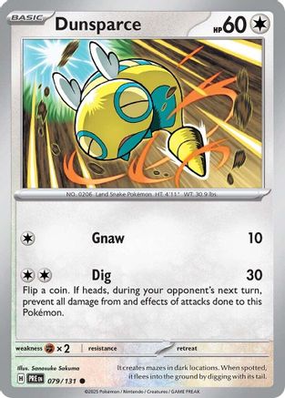 Dunsparce (79) [SV: Prismatic Evolutions] Pokemon Single Pokémon