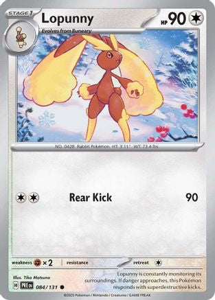 Lopunny (84) [SV: Prismatic Evolutions] Pokemon Single Pokémon