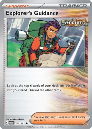 Explorer's Guidance (107) [SV: Prismatic Evolutions] Pokemon Single Pokémon