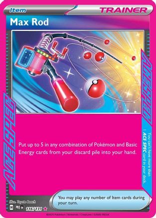 Max Rod (116) Holofoil [SV: Prismatic Evolutions] Pokemon Single Pokémon