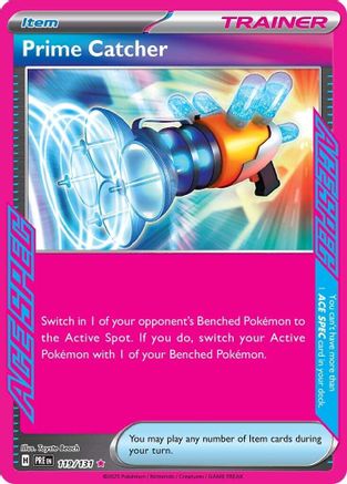 Prime Catcher (119) Holofoil [SV: Prismatic Evolutions] Pokemon Single Pokémon