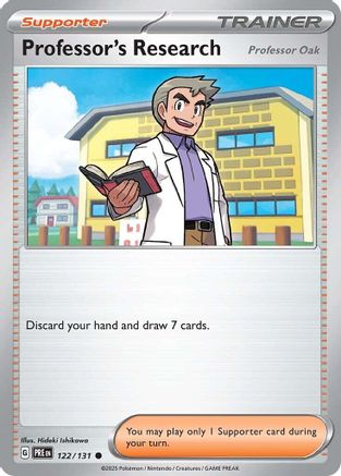 Professor's Research [Professor Oak] (122) [SV: Prismatic Evolutions] Pokemon Single Pokémon