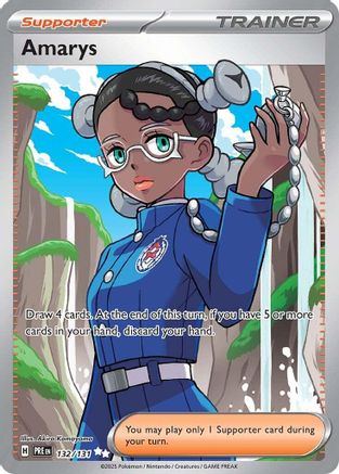 Amarys - 132/131 Holofoil [SV: Prismatic Evolutions] Pokemon Single Pokémon