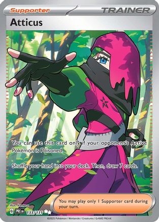 Atticus - 133/131 Holofoil [SV: Prismatic Evolutions] Pokemon Single Pokémon